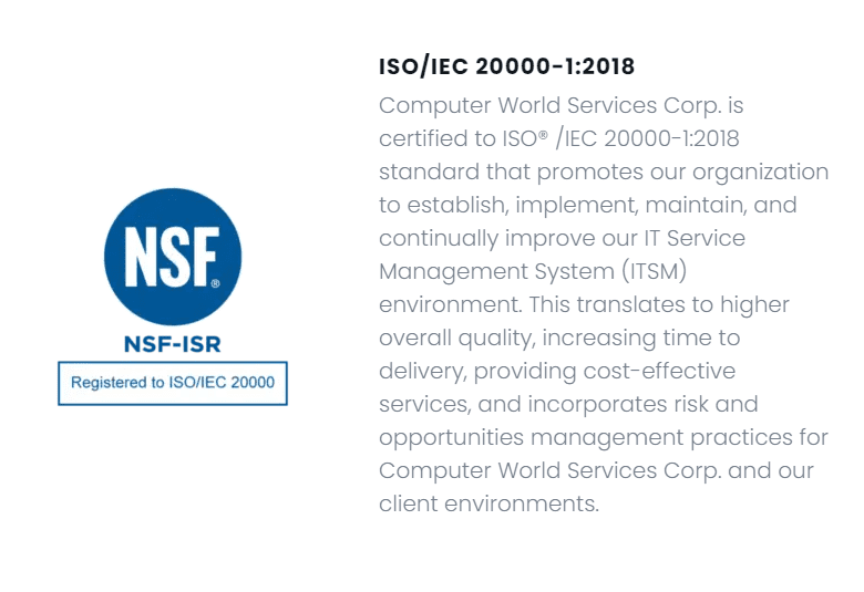 ISO/IEC 20000-1:2018