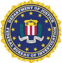Seal of the Department Of Justice - FBI